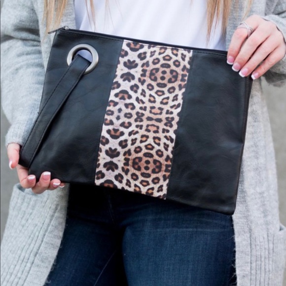 Leopard dual tone clutch - Picture 3 of 9